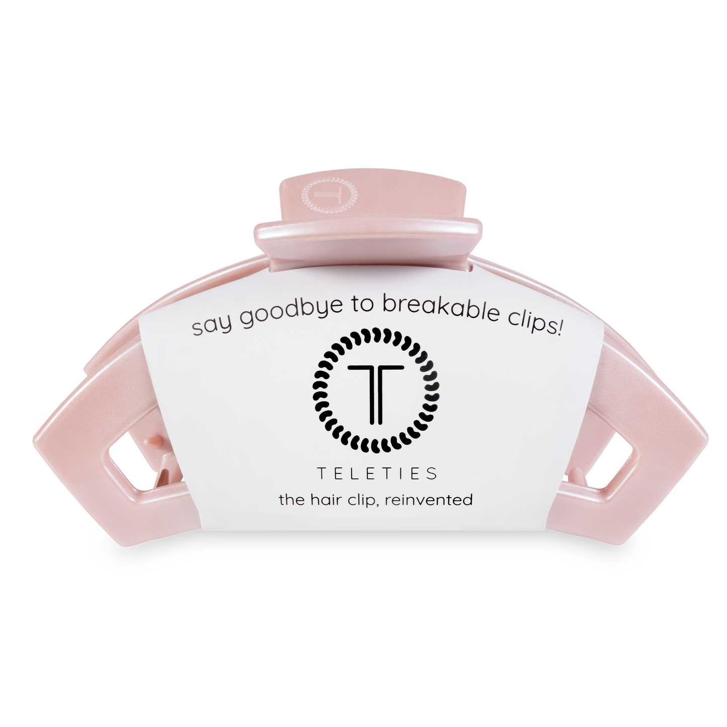 Open Hair Clip | Large | Pearly Pink