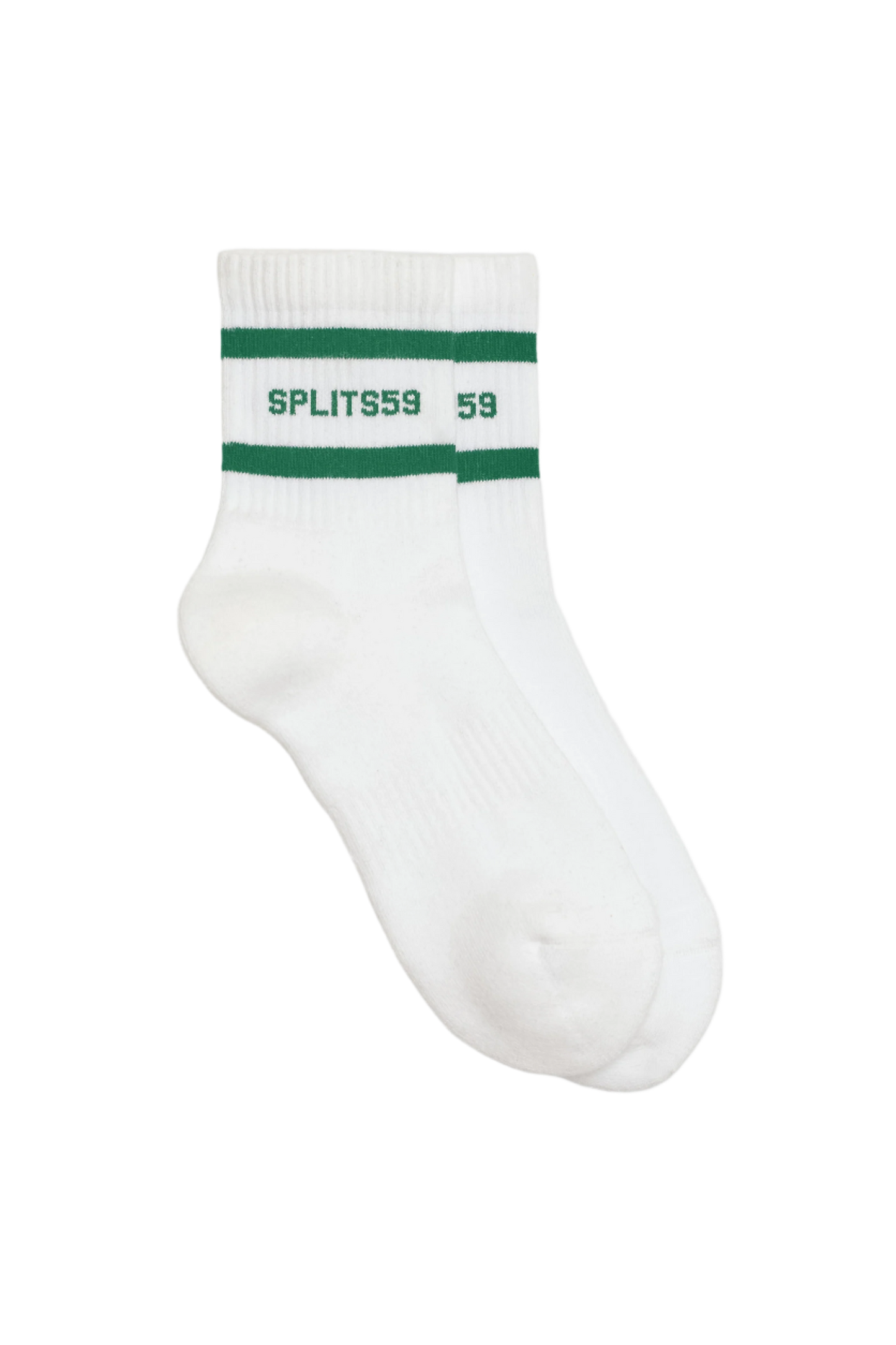 logo stripe quarter socks