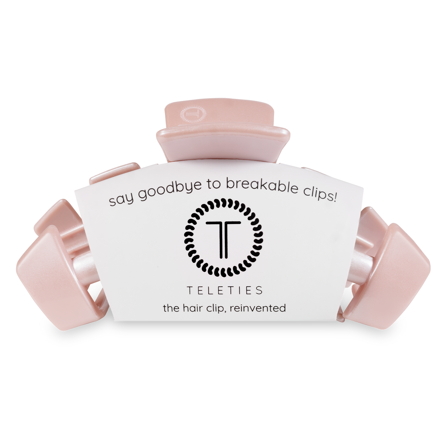 Classic Hair Clip | Large | Pearly Pink